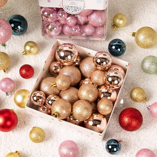 42pcs Christmas Tree baubles