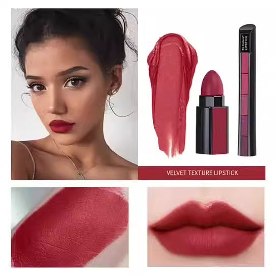 5 Colors Matte Velvet Lipstick Waterproof