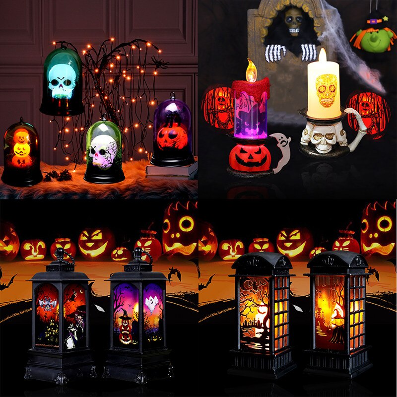 Halloween Retro Small Oil Lamp
