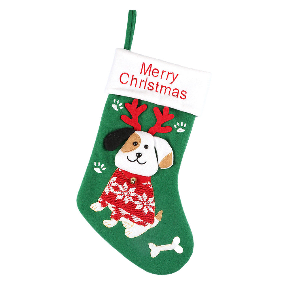 Cat and Dog Christmas stocking