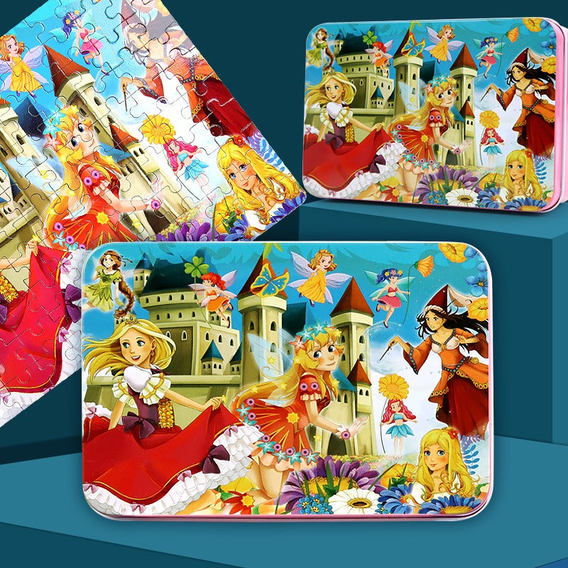 100-Piece Wooden puzlle