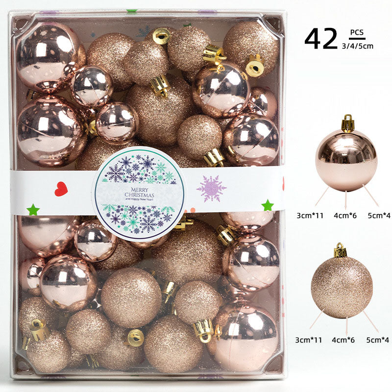 42pcs Christmas Tree baubles