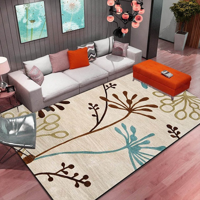Abstract Flower Art Carpet