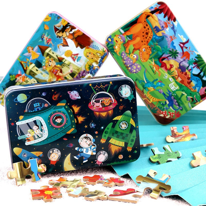 100-Piece Wooden puzlle