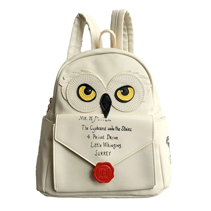 Cute Owl And Letter Messenger Bag