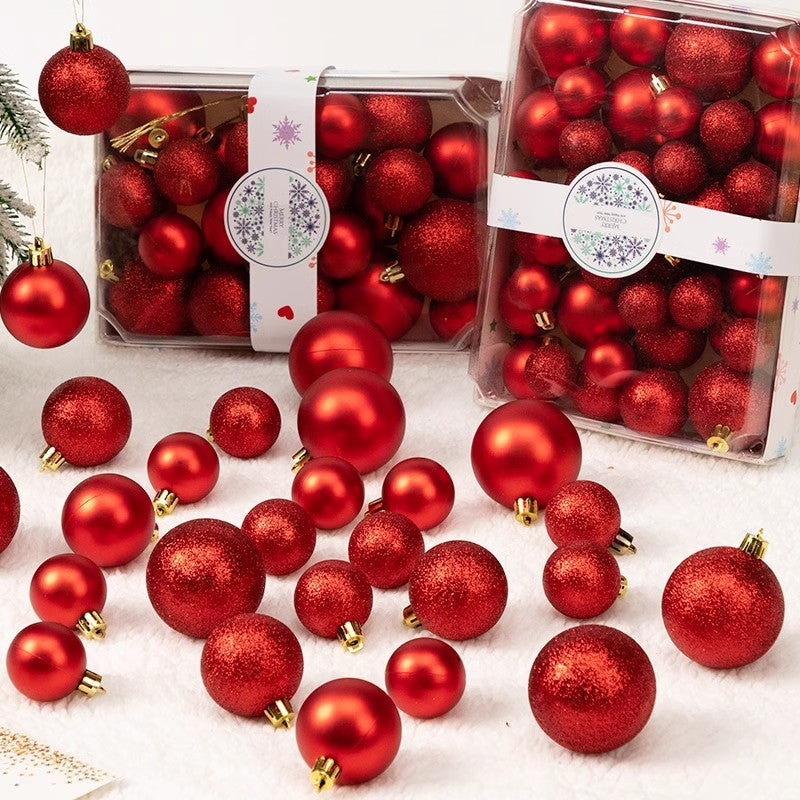 42pcs Christmas Tree baubles