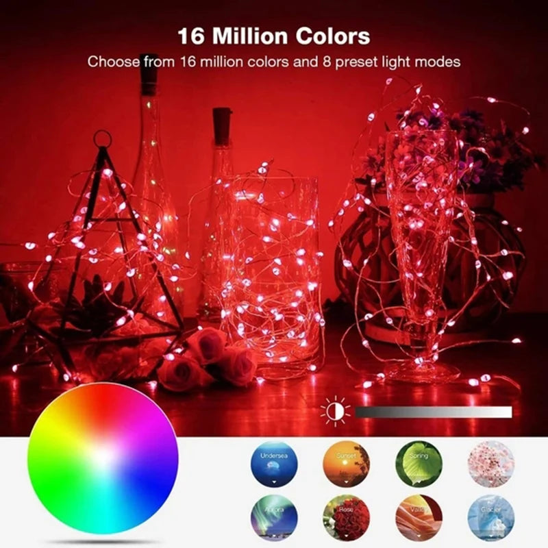 LED String Lights For Christmas Tree with app