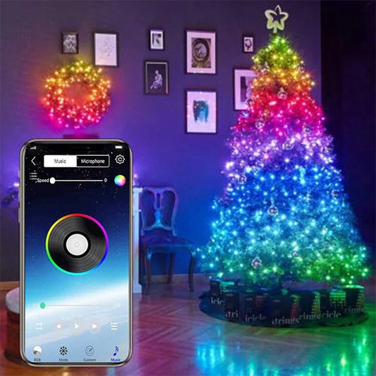LED String Lights For Christmas Tree with app