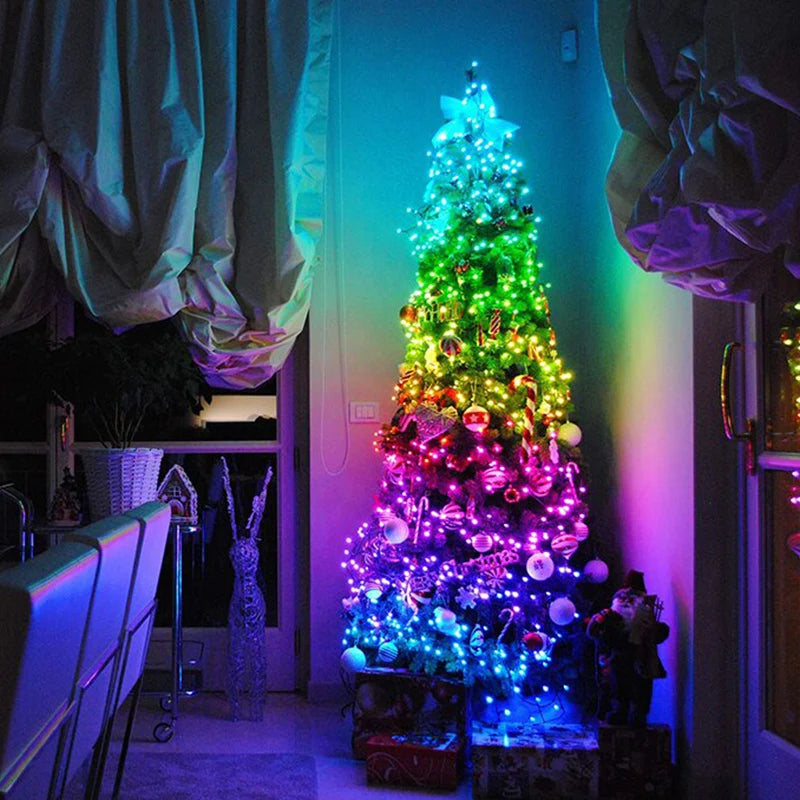 LED String Lights For Christmas Tree with app