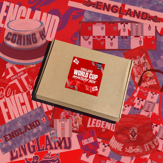 England WC26 Father's Day Bar Box | Retro Man Cave Set