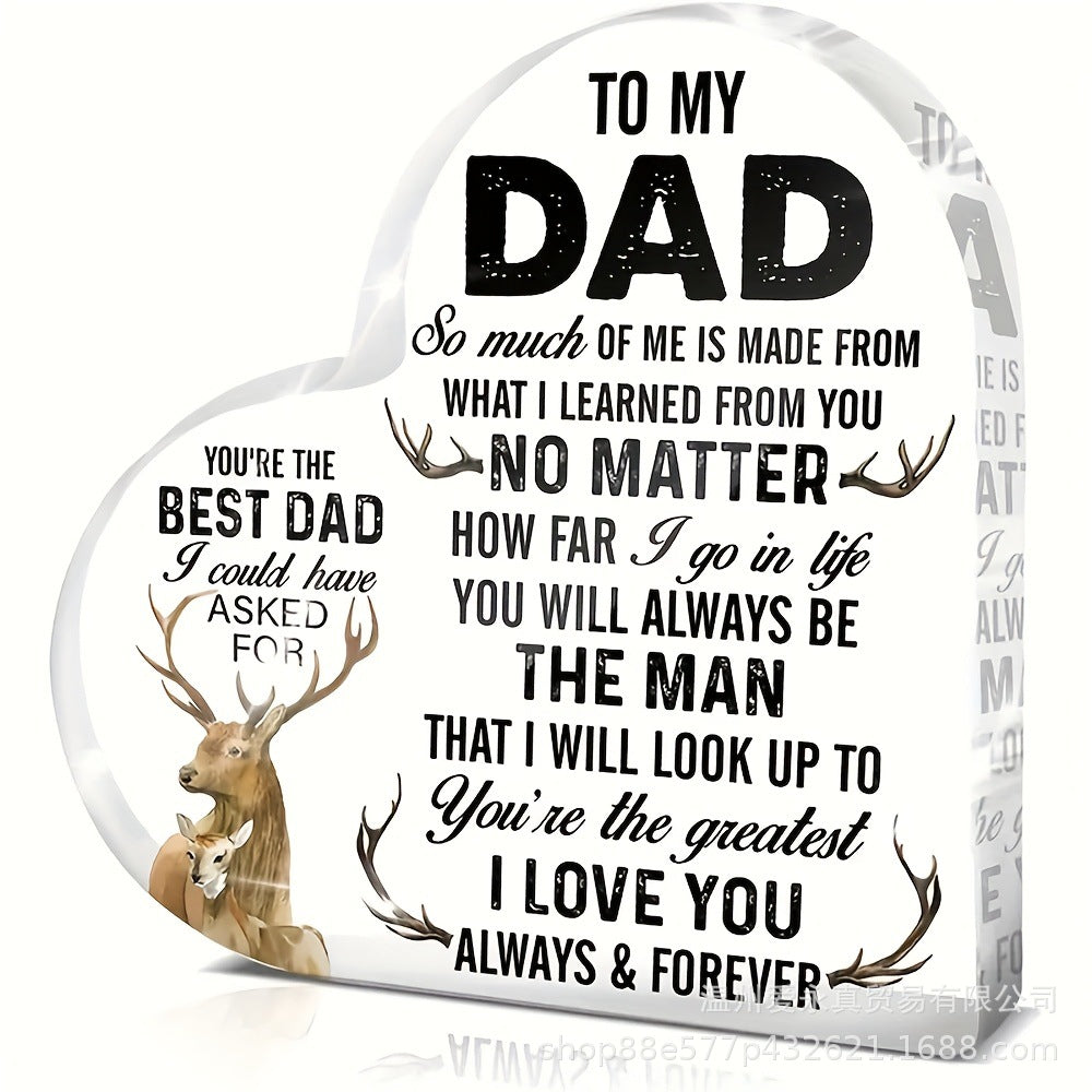 Acrylic Ornaments Father's Day