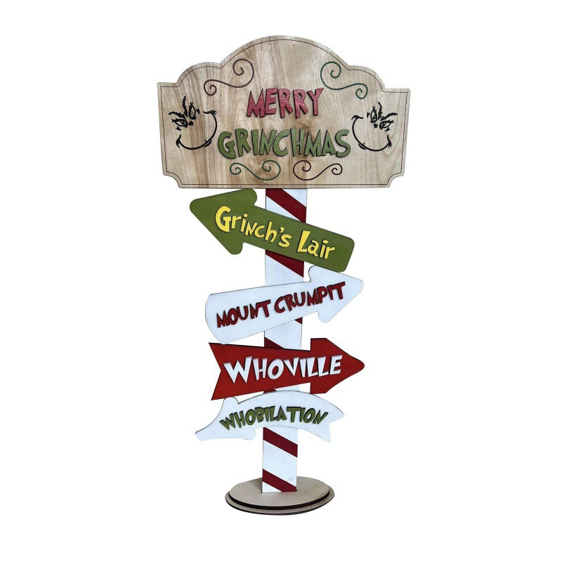 Christmas wooden sign