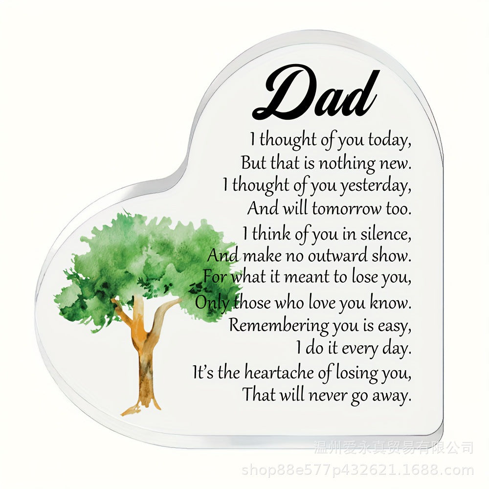 Acrylic Ornaments Father's Day