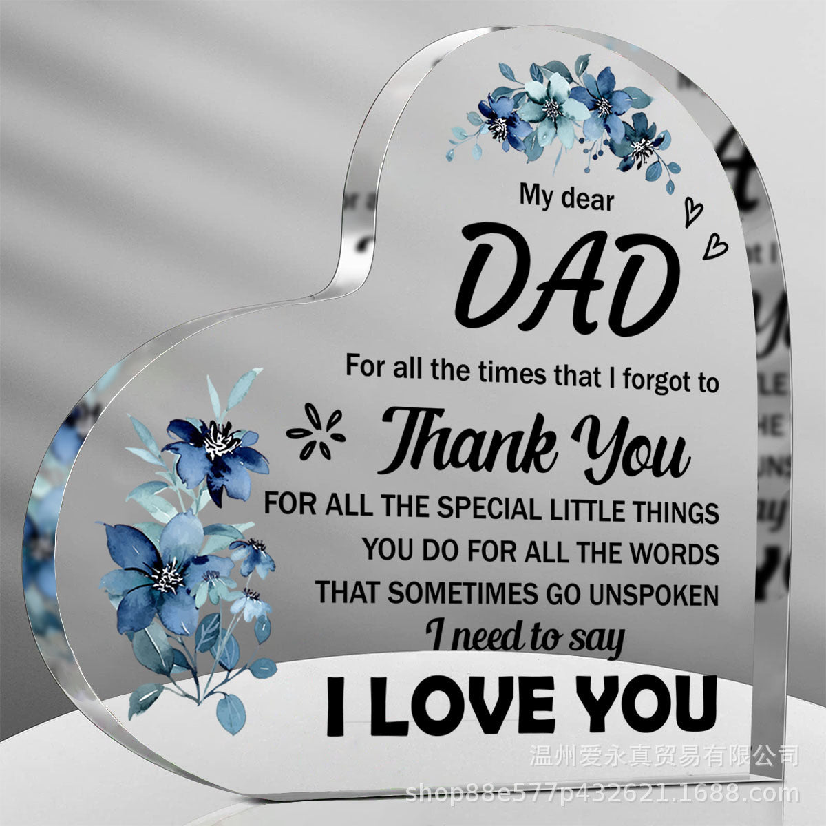 Acrylic Ornaments Father's Day
