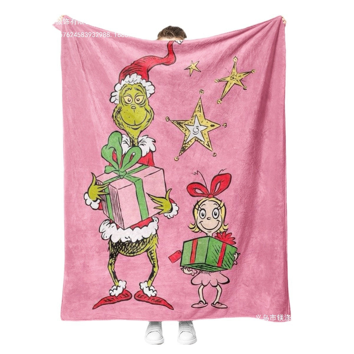 Grinch blanket
