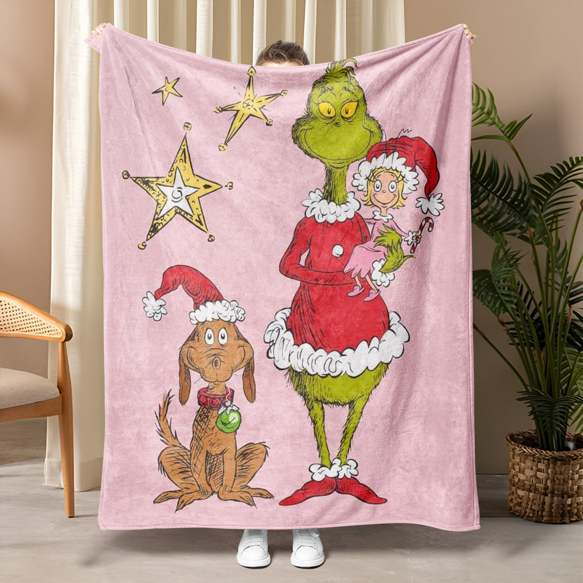 Grinch blanket