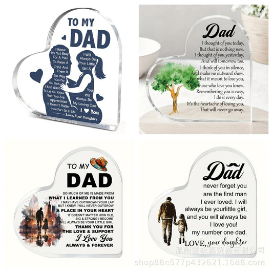 Acrylic Ornaments Father's Day