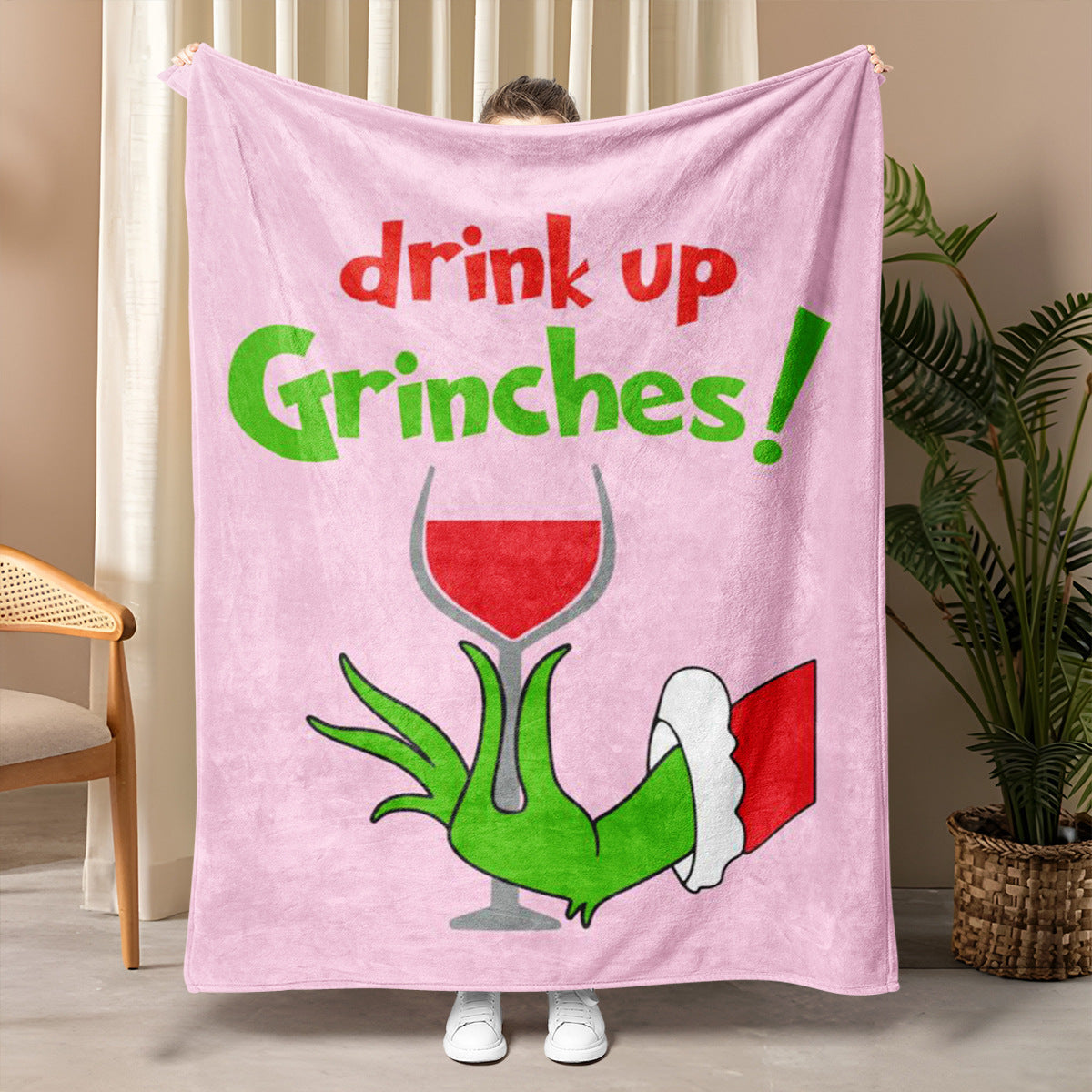 Grinch blanket
