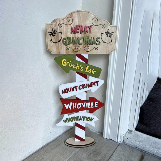 Christmas wooden sign