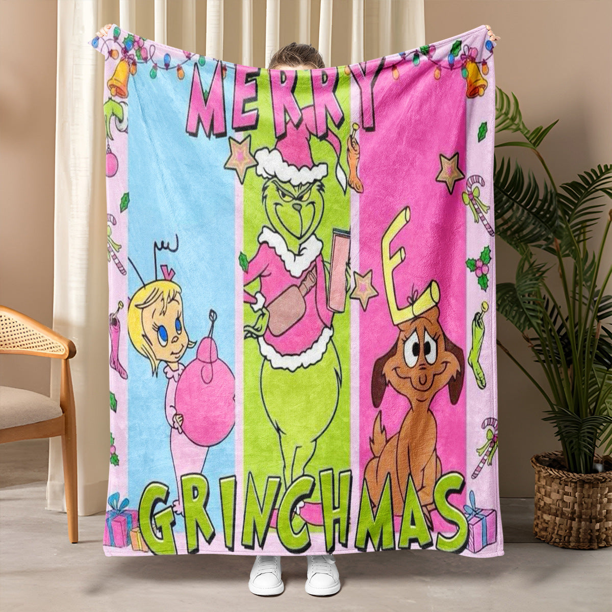 Grinch blanket