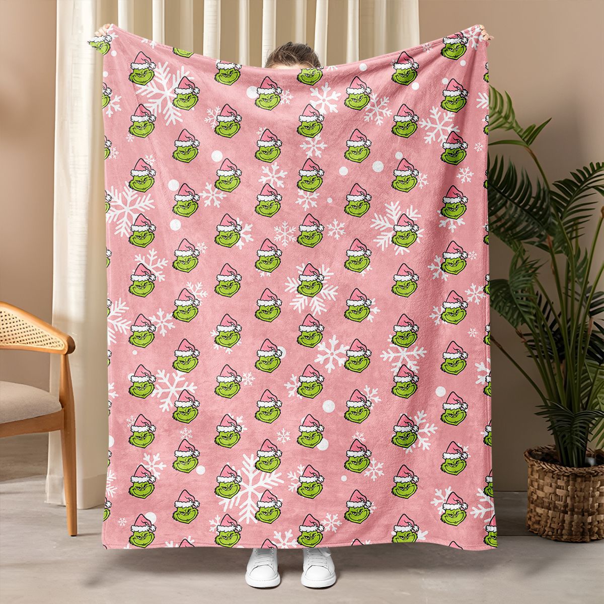 Grinch blanket