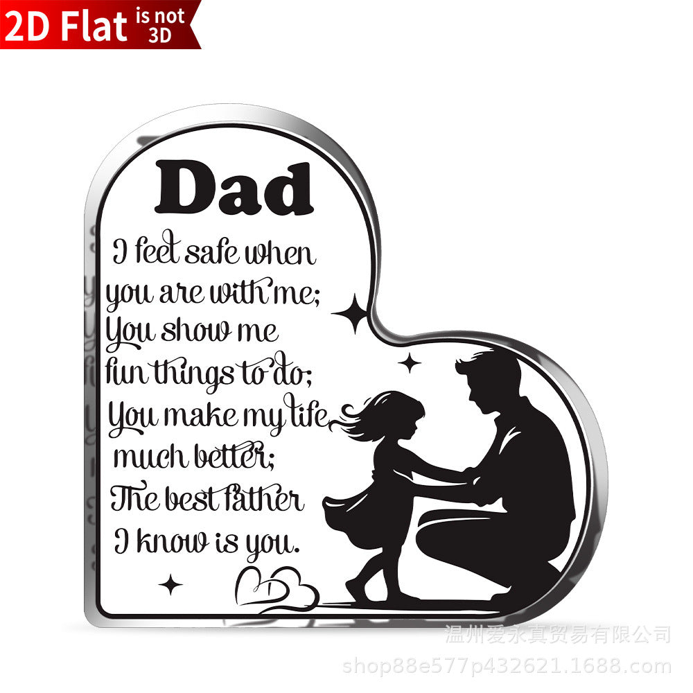 Acrylic Ornaments Father's Day