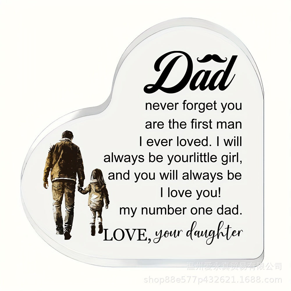 Acrylic Ornaments Father's Day