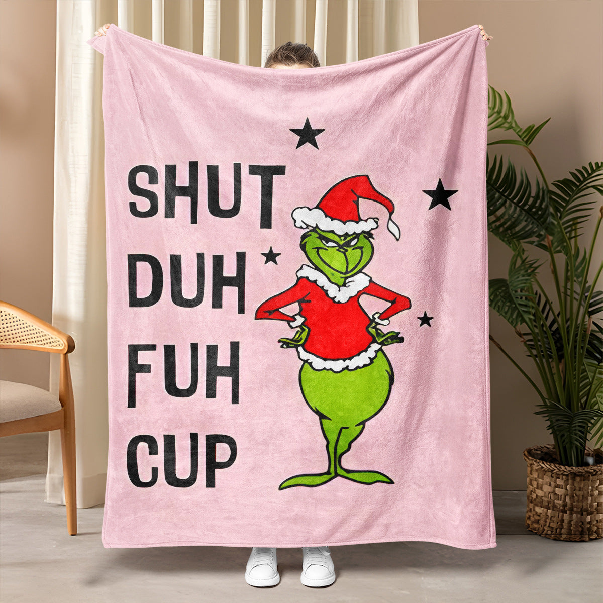 Grinch blanket