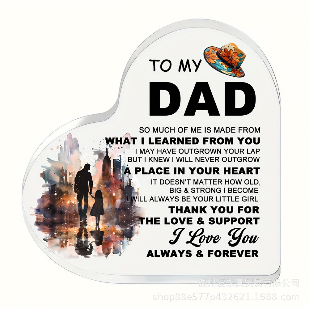 Acrylic Ornaments Father's Day