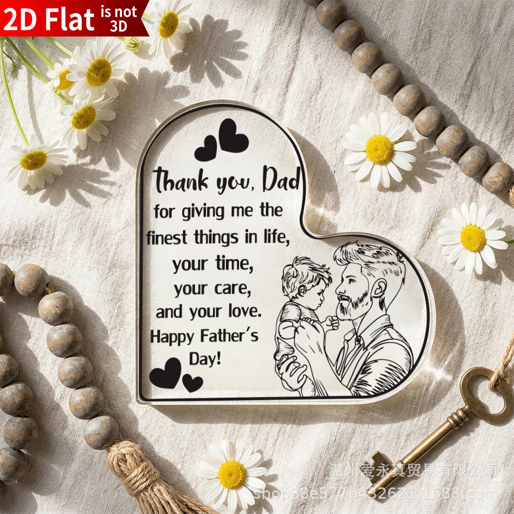 Acrylic Ornaments Father's Day