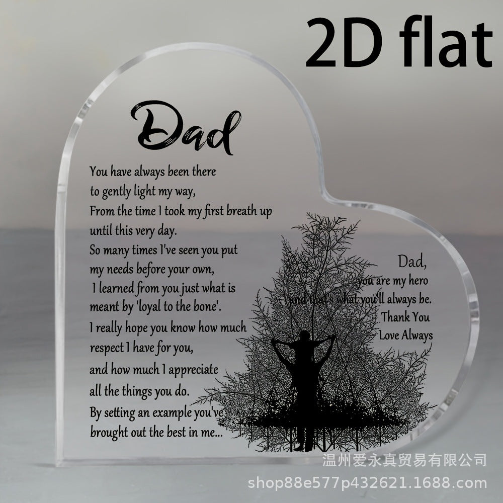 Acrylic Ornaments Father's Day