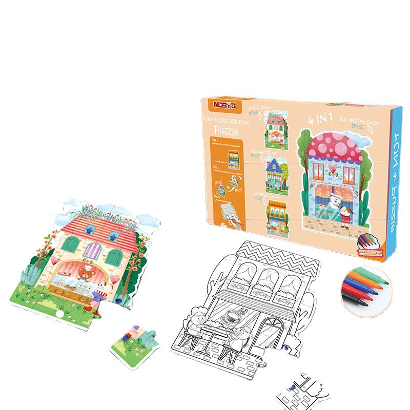 Large matching puzzles age 0-3