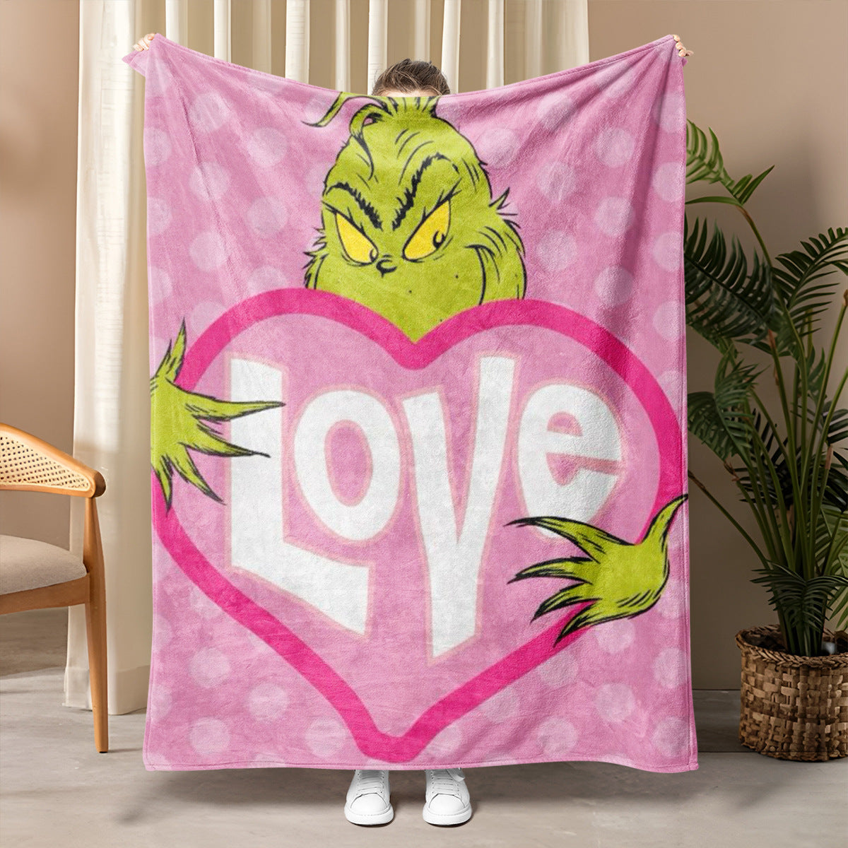 Grinch blanket
