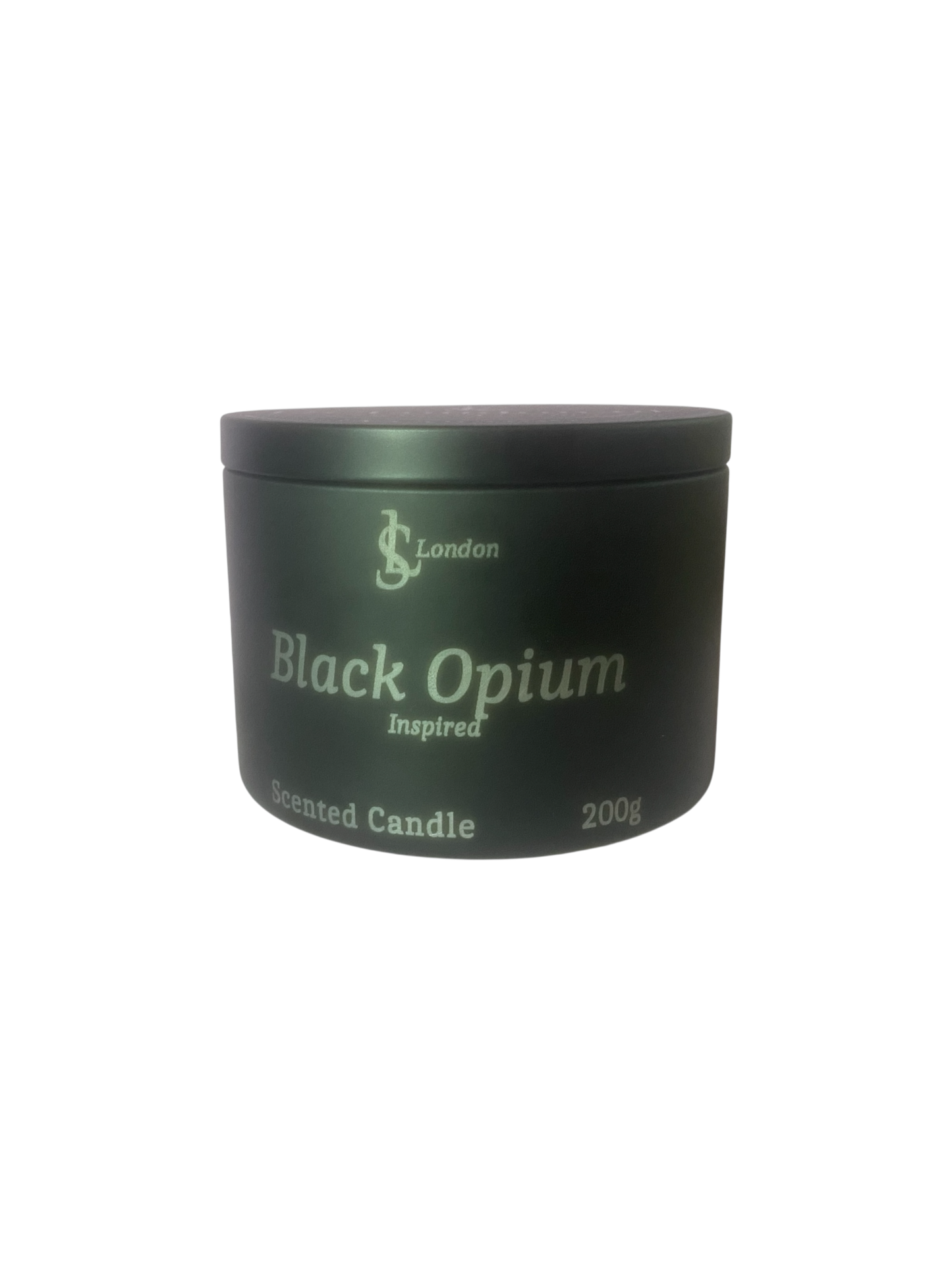 Black Opium Inspired Luxury Scented Candle Tin 200g