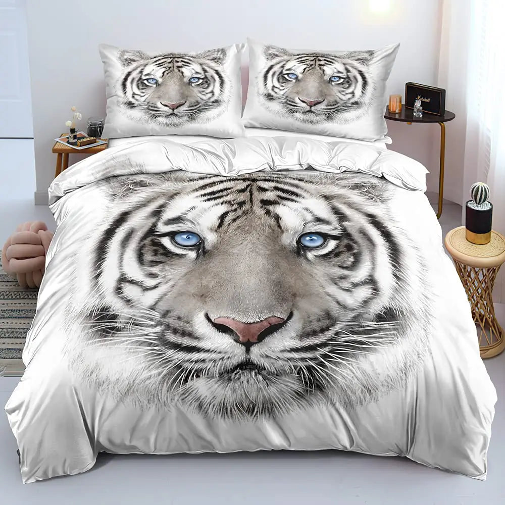 Tiger Duvet Cover Set