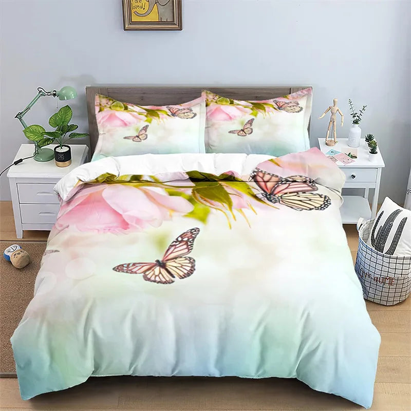 Butterfly bedding set