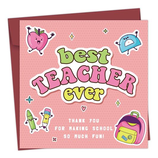 teacher thank you card