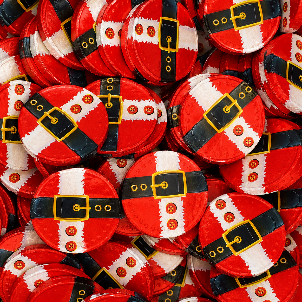 Santas Belt Milk Chocolate Coins