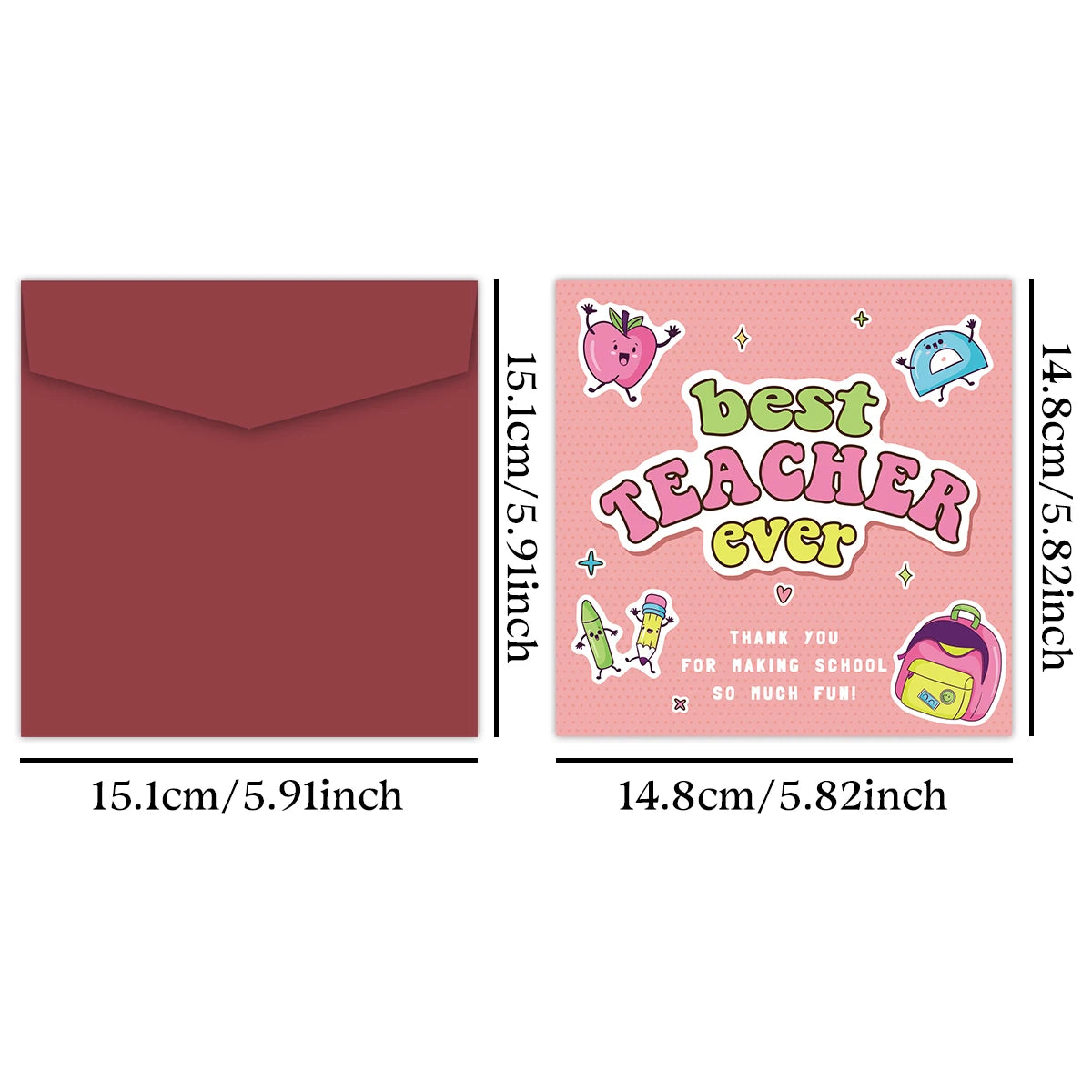 teacher thank you card