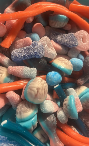 Pre made pink & blue mix