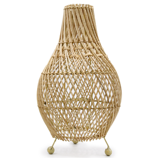 rattan table lamp