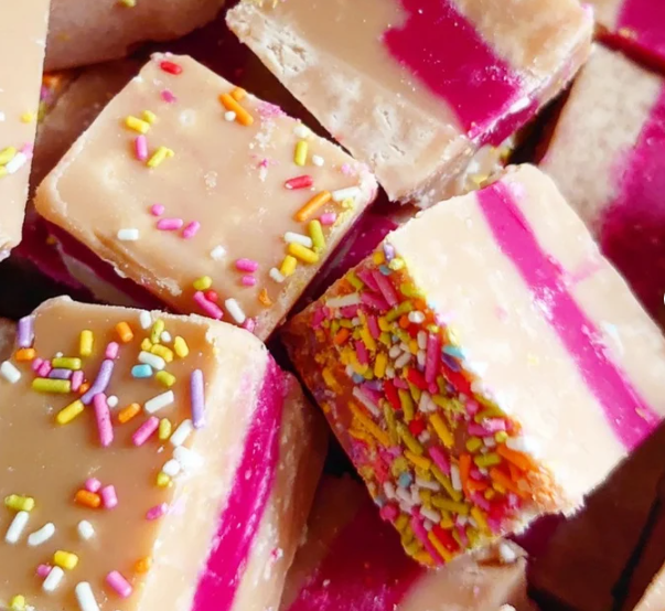 BIrthday cake fudge