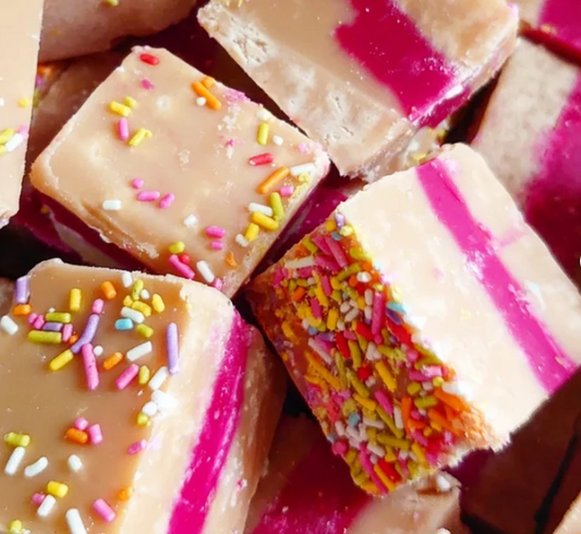 BIrthday cake fudge