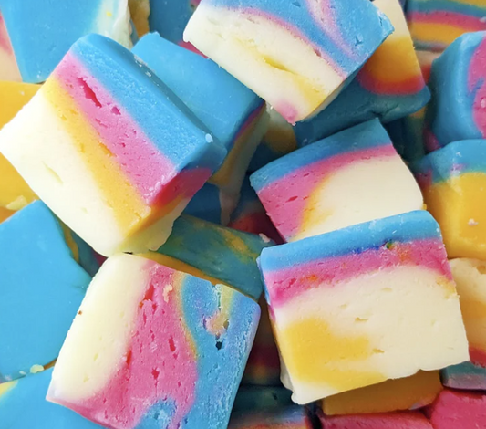 Bubblegum flavour nougat