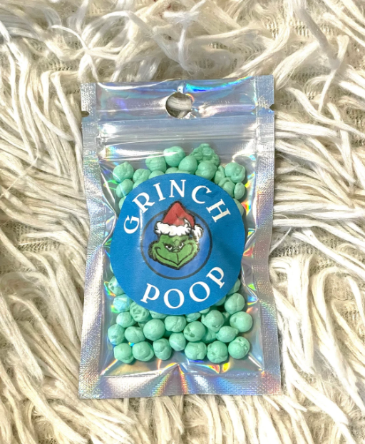 Grinch poop stocking filler