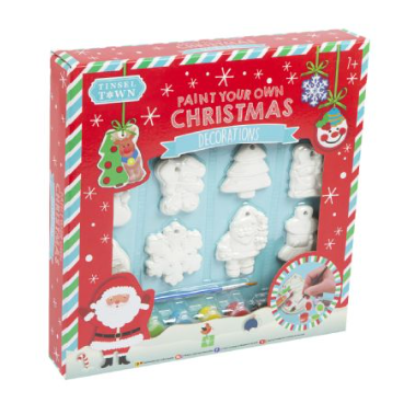 Christmas plaster figurines set
