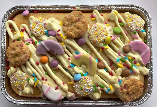 Vanilla cake Tray Bake