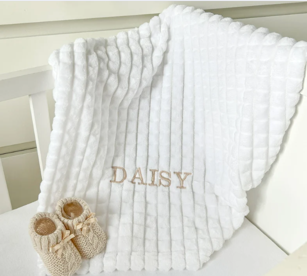 Personalised baby blanket