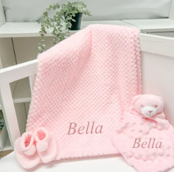 Personalised baby blanket