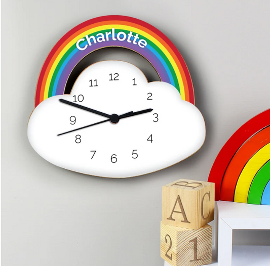 Personalised childrens clocks